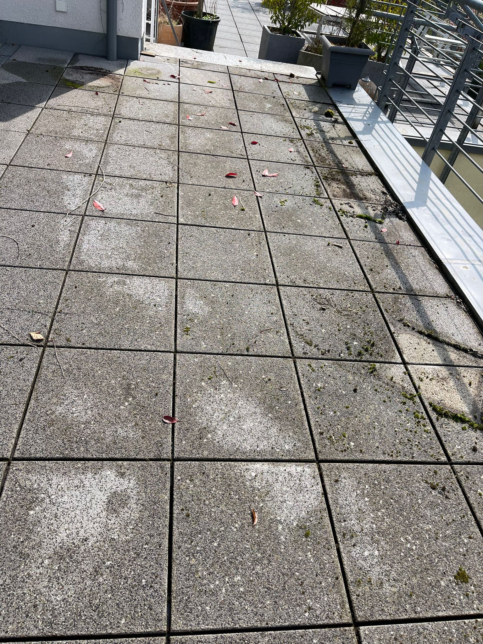 Gehweg und Terrassen Reinigung