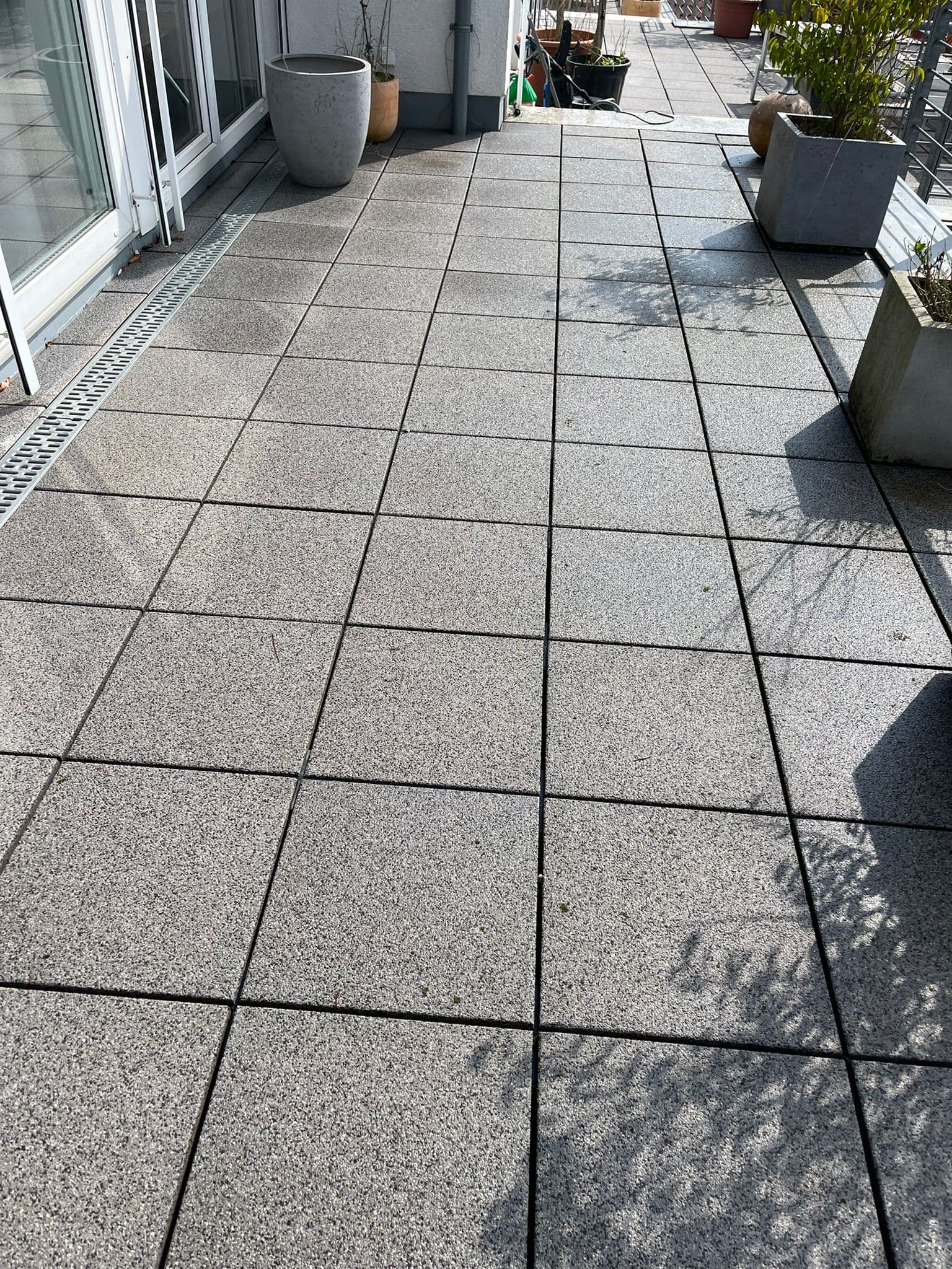 Gehweg und Terrassen Reinigung