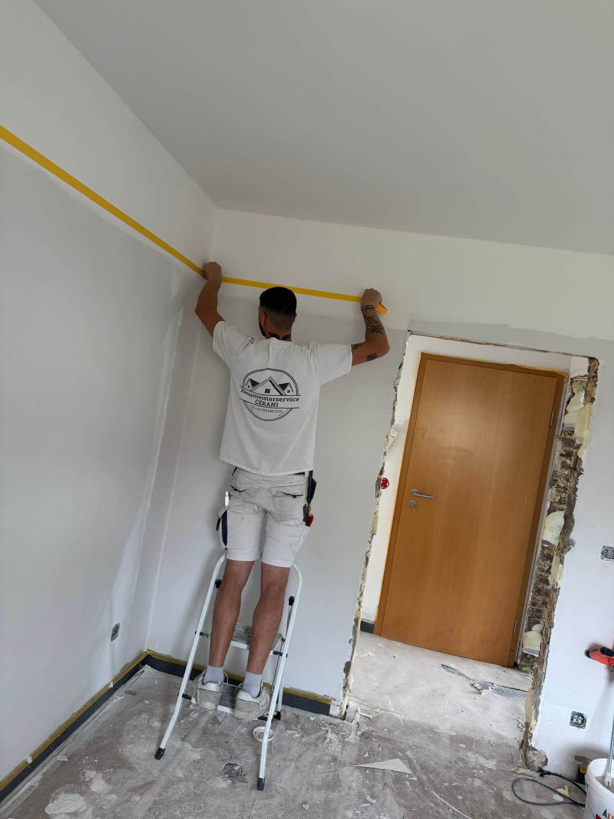 Handwerker bei der Arbeit